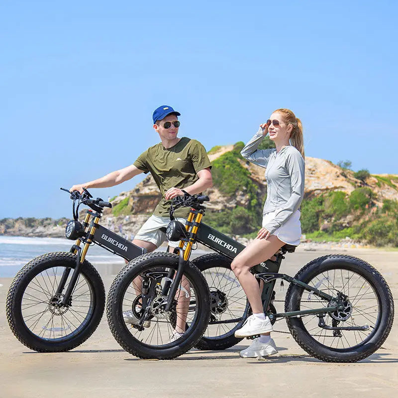 BURCHDA R5 PRO Folding Fat Tire Electric Bike for Adults