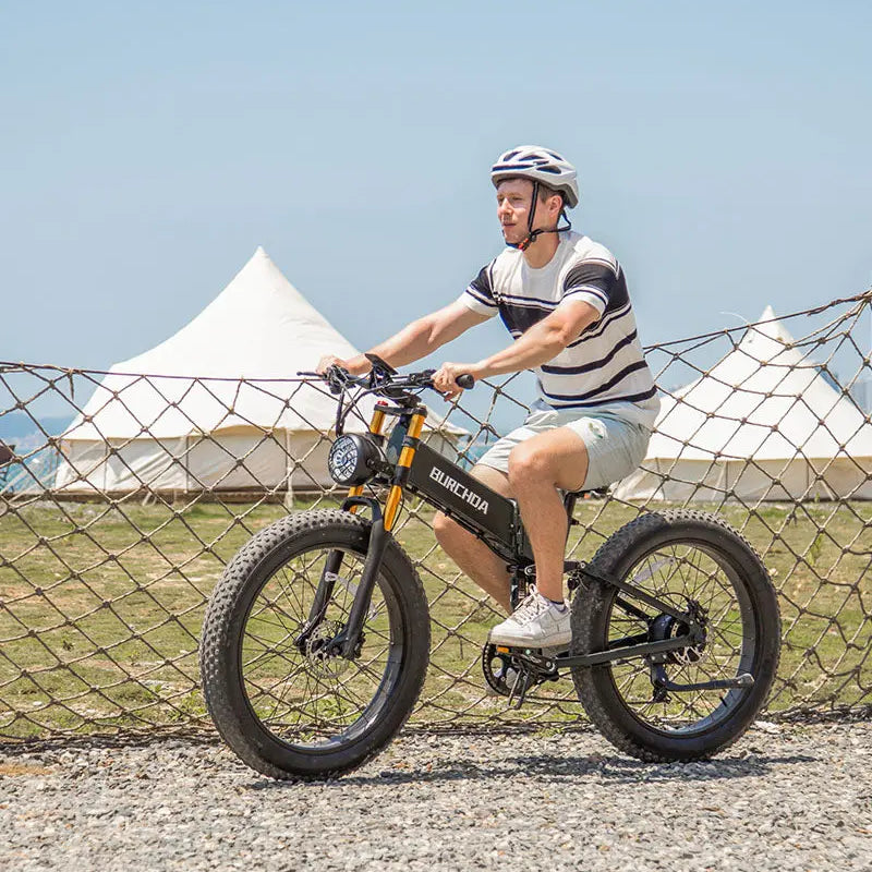 BURCHDA R5 PRO Folding Fat Tire Electric Bike for Adults