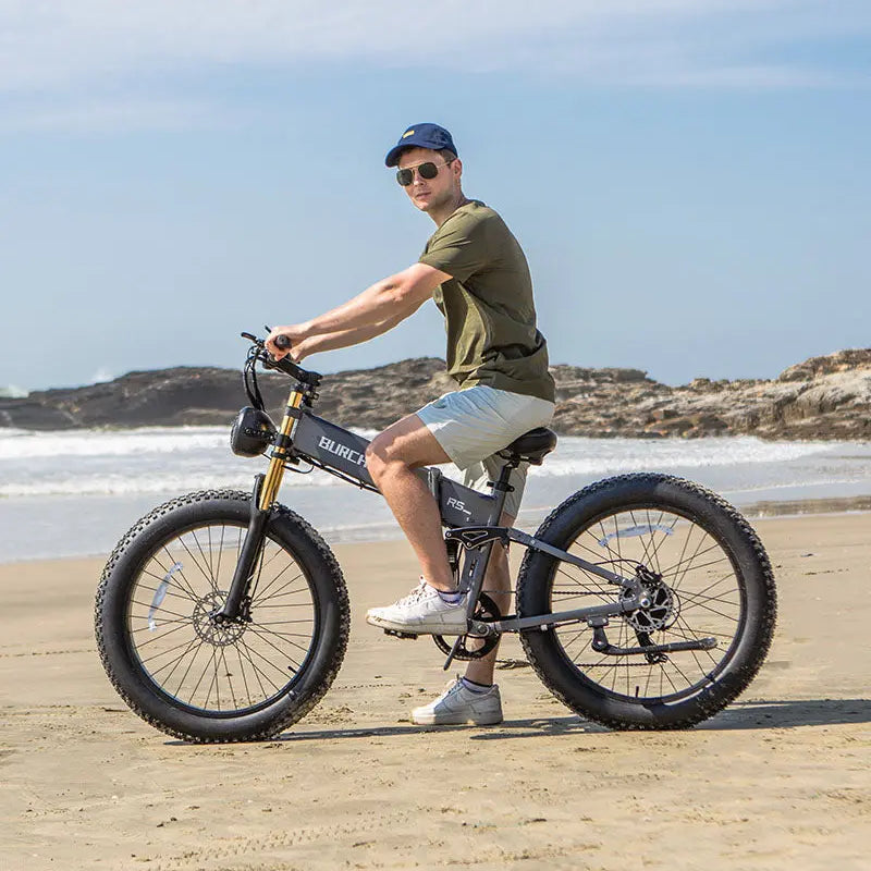 BURCHDA R5 PRO Folding Fat Tire Electric Bike for Adults