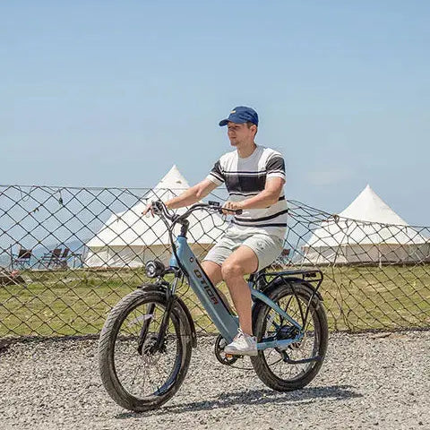 BURCHDA AZ26 Step-thru Electric Bike for Adults Commuting