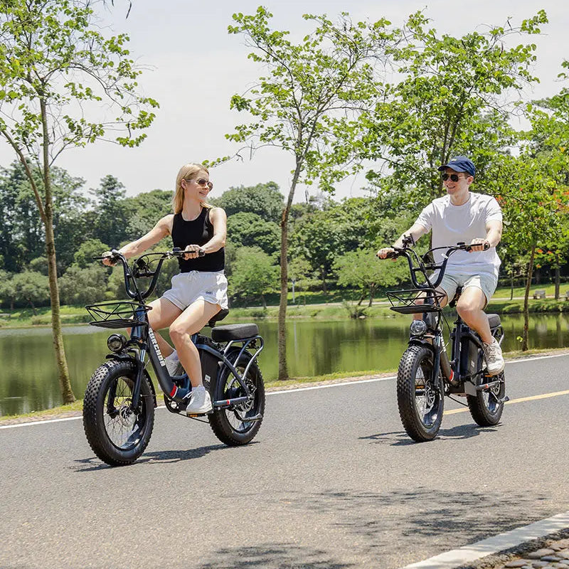 BURCHDA U8 fat tire long range step-thru electric bike for adults