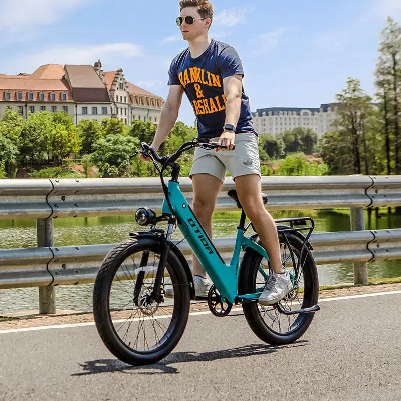 BURCHDA AZ26 Step-thru Electric Bike for Adults Commuting