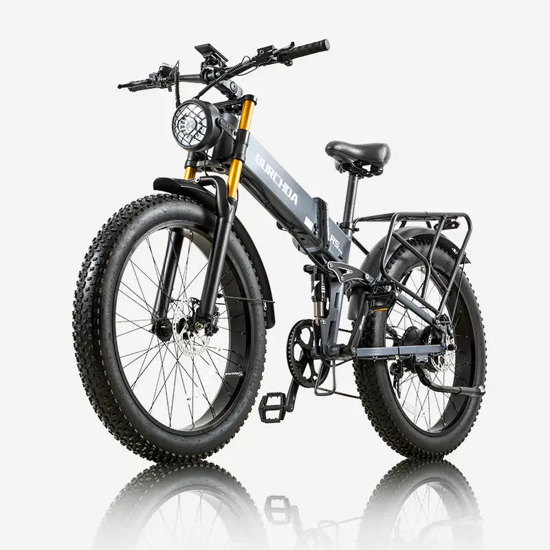 BURCHDA R5 PRO Folding Fat Tire Electric Bike for Adults