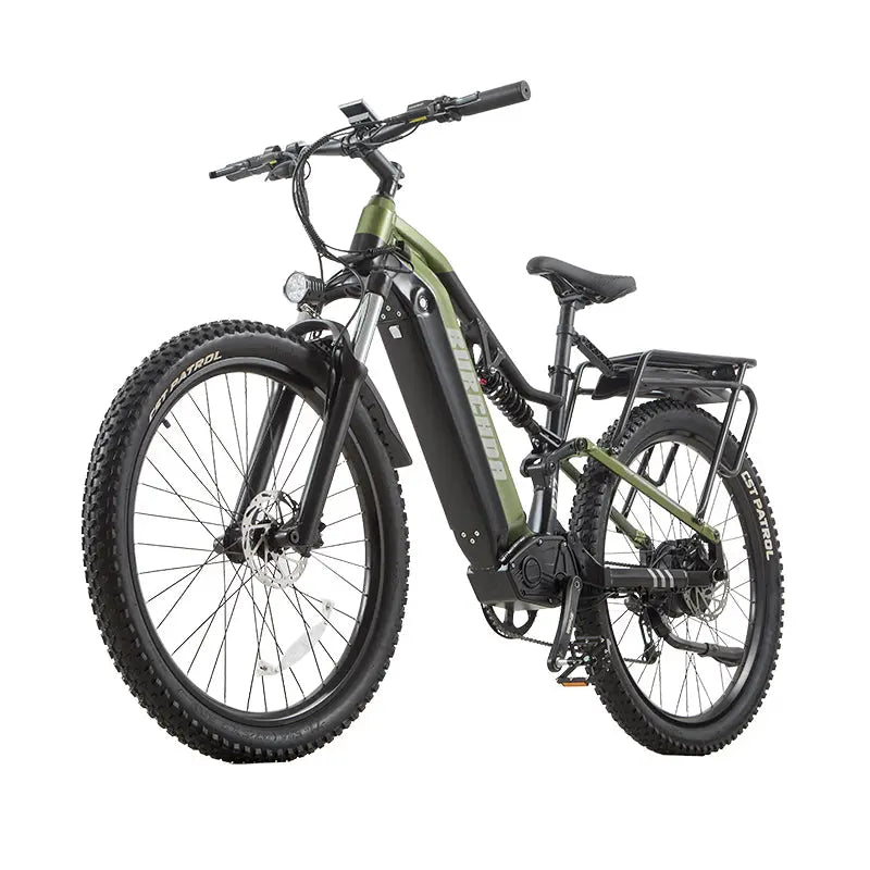 BURCHDA B27 1000W Full Suspension Mountain Electric bike