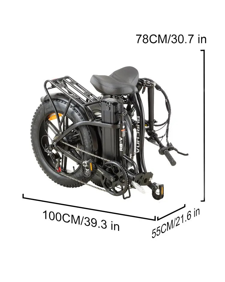 BURCHDA R8S PRO step-thru foldable electric bike for adults burchda