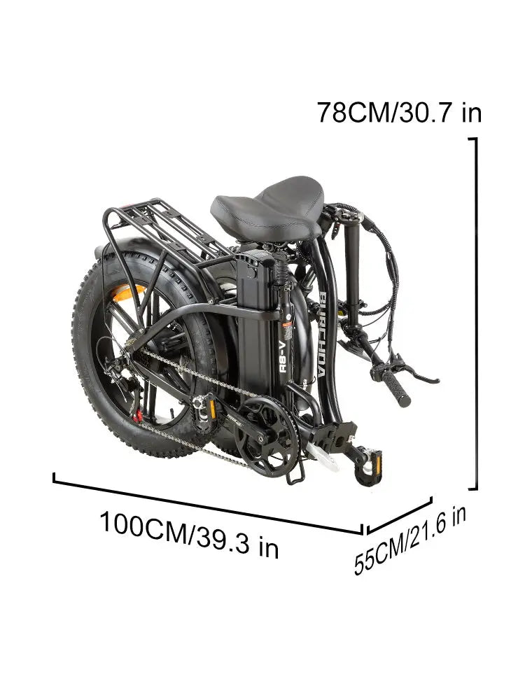 BURCHDA R8S PRO step-thru foldable electric bike for adults burchda