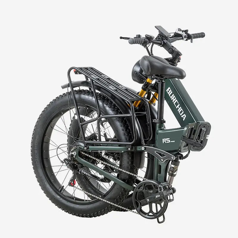 BURCHDA R5 PRO Folding Fat Tire Electric Bike for Adults