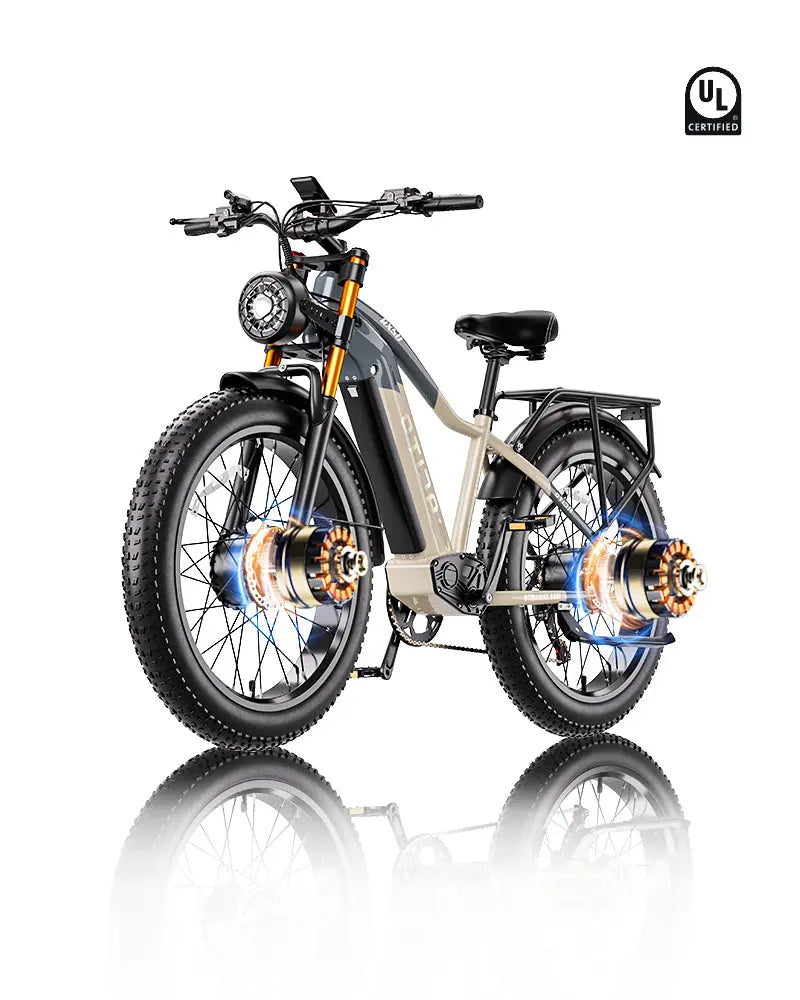 OTIDA RX50 2000W Dual Motor Fat Tire Mountain EBike