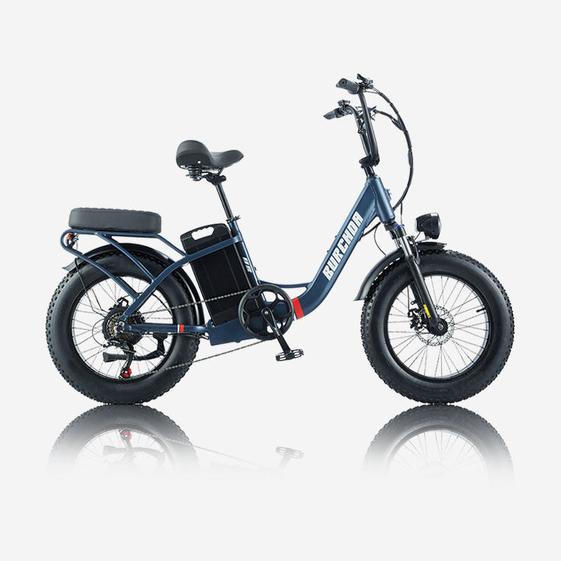 BURCHDA U8 fat tire long range step-thru electric bike for adults