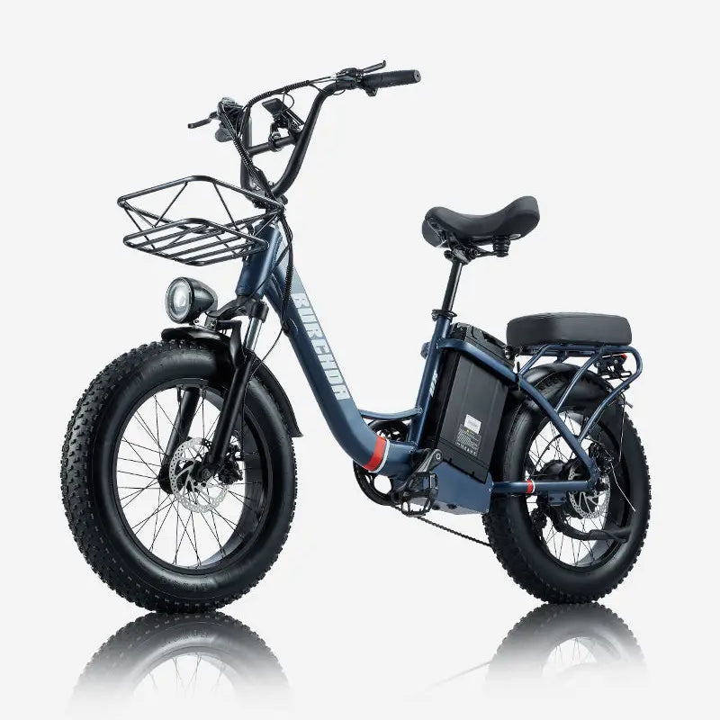 BURCHDA U8 fat tire long range step-thru electric bike for adults