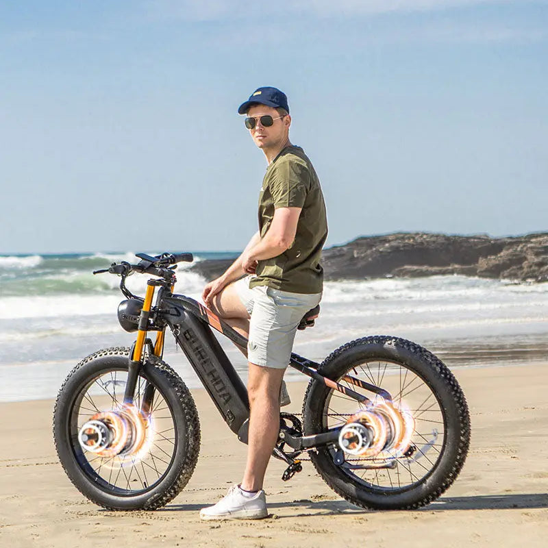 BURCHDA HC26 MAX 2500W Fat Tire Dual Motor Electric bike burchda