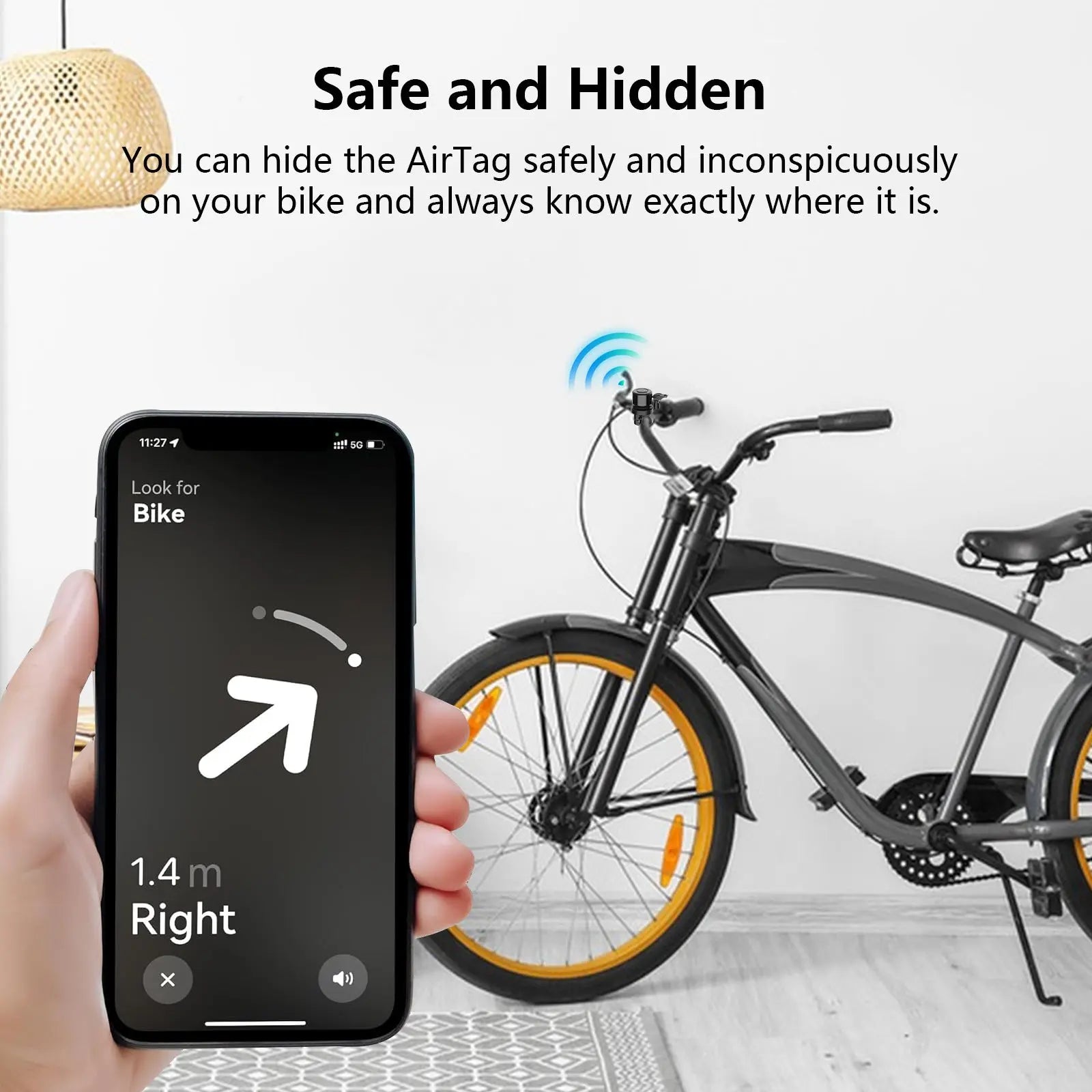 Anti-lost bike bell For Burchda all model E-bike
