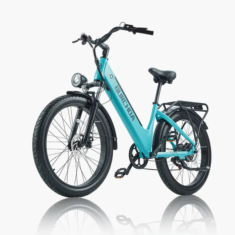 BURCHDA AZ26 Step-thru Electric Bike for Adults Commuting