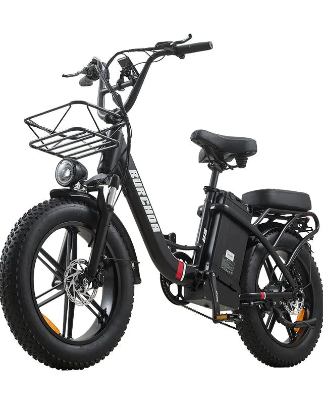 BURCHDA U8 fat tire long range step-thru electric bike