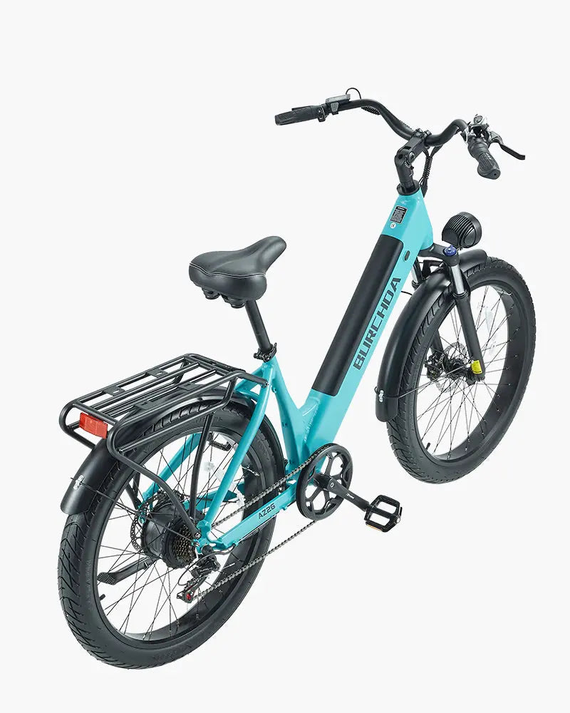 BURCHDA AZ26 Step-thru Electric Bike for Adults Commuting