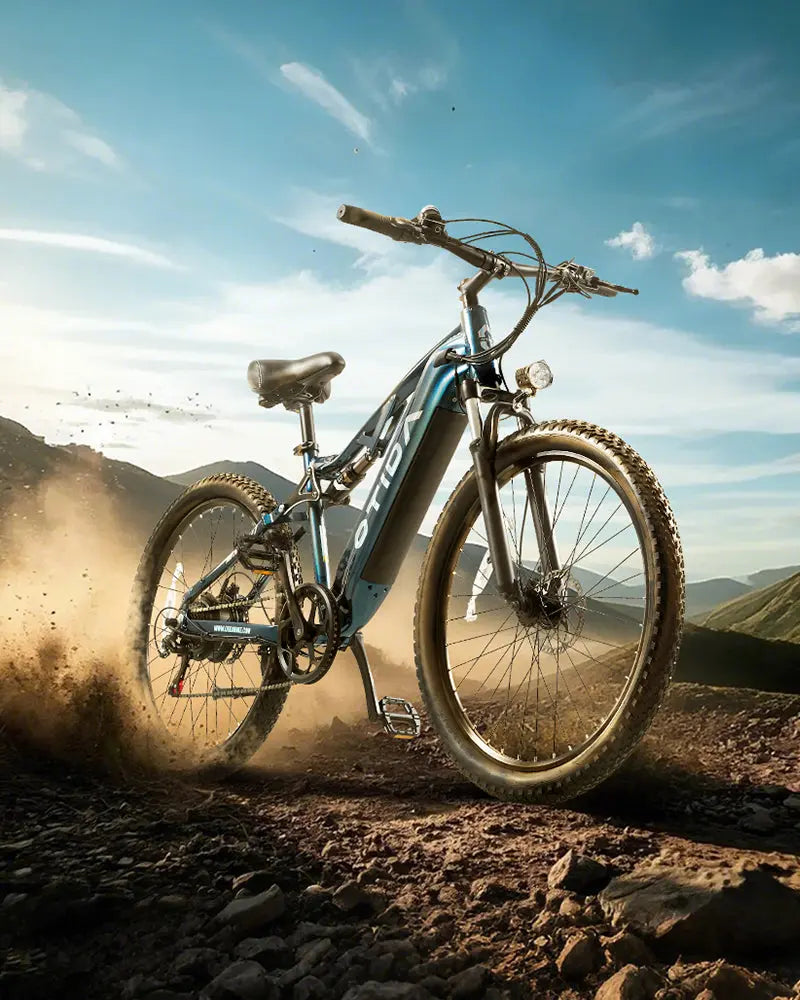 OTIDA HT27 1000W Full Suspension Mountain Electric bike