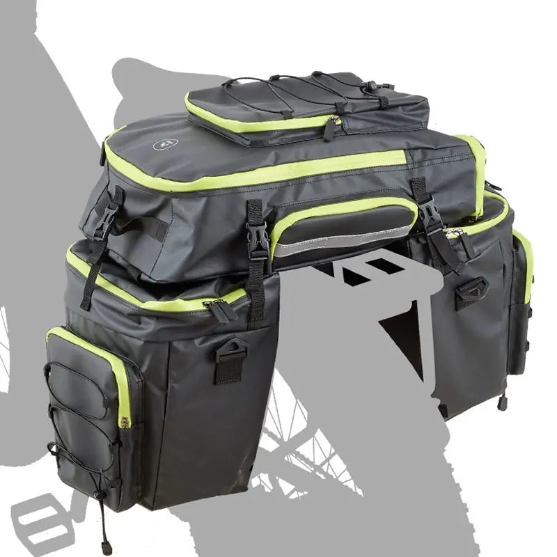 Burchda 3 in 1 Bike Triple Pannier Bag