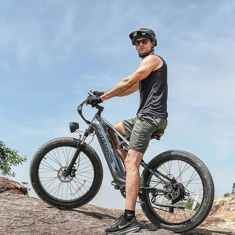BURCHDA RX26 1000W Full Suspension Mountain Electric Bike