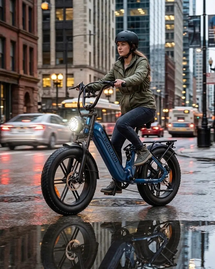 BURCHDA AZ20 Step-thru Electric Bike for adults commuter