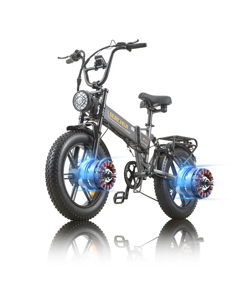 MAX 2000W BURCHDA R7 Dual Motor Electric Bike for All Terrain