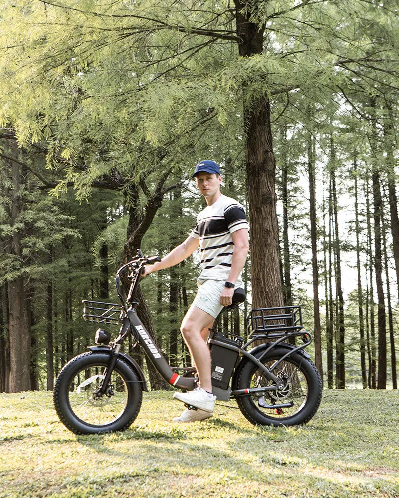 BURCHDA U8 fat tire long range step-thru electric bike for adults