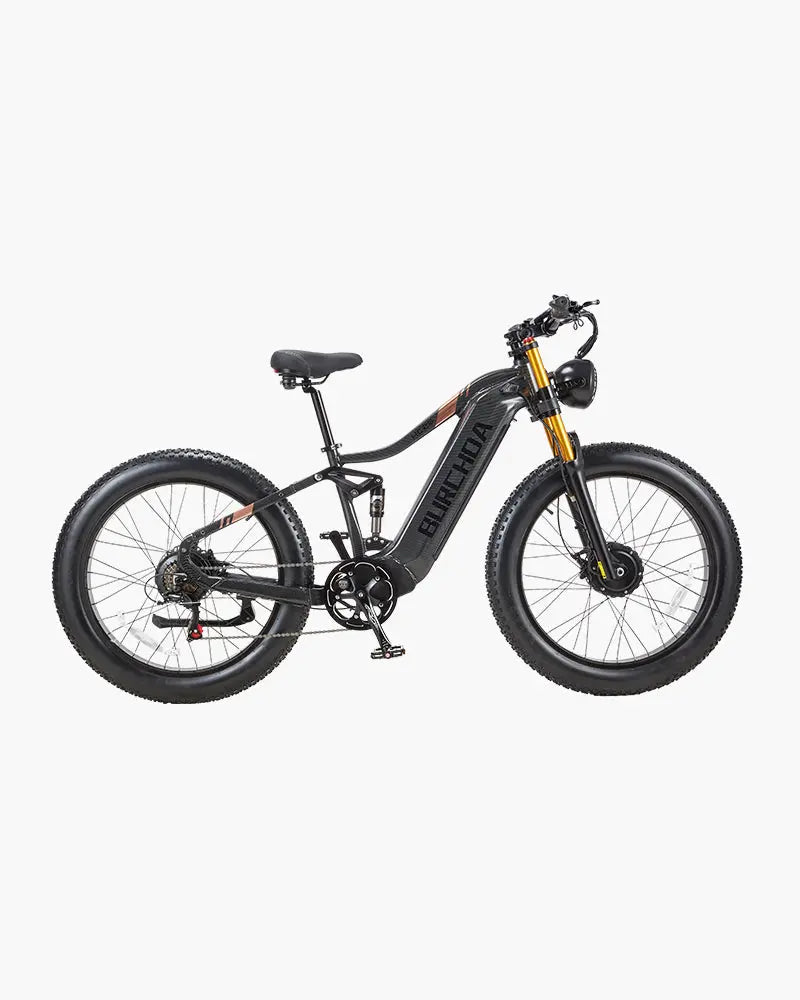 BURCHDA HC26 MAX 2000W Fat Tire Dual Motor Electric bike 