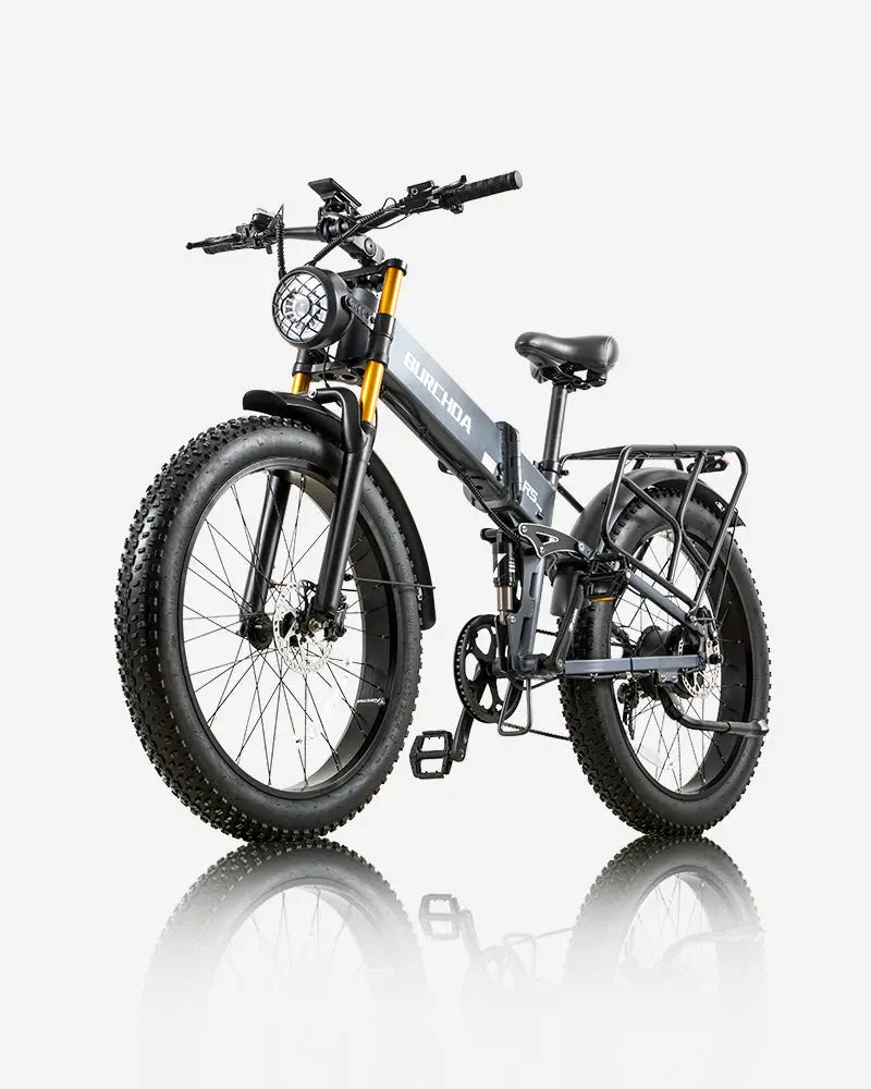 BURCHDA R5 PRO Folding Fat Tire Electric Bike for Adults 