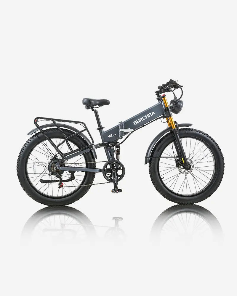 BURCHDA R5 PRO Folding Fat Tire Electric Bike for Adults 