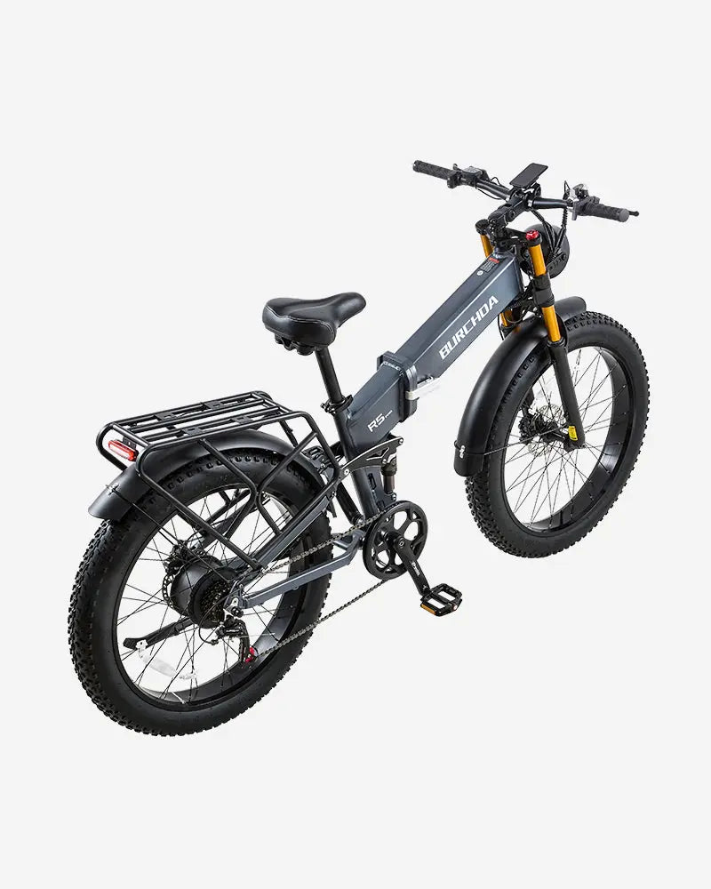 BURCHDA R5 PRO Folding Fat Tire Electric Bike for Adults 