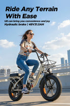 BURCHDA U8 fat tire long range step-thru electric bike 