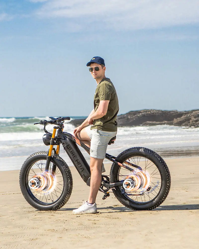 BURCHDA HC26 MAX 2500W Fat Tire Dual Motor Electric bike burchda