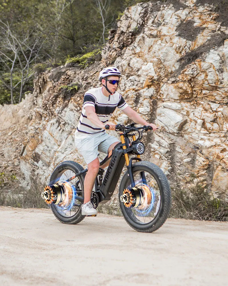 BURCHDA HC26 MAX 2000W Fat Tire Dual Motor Electric bike