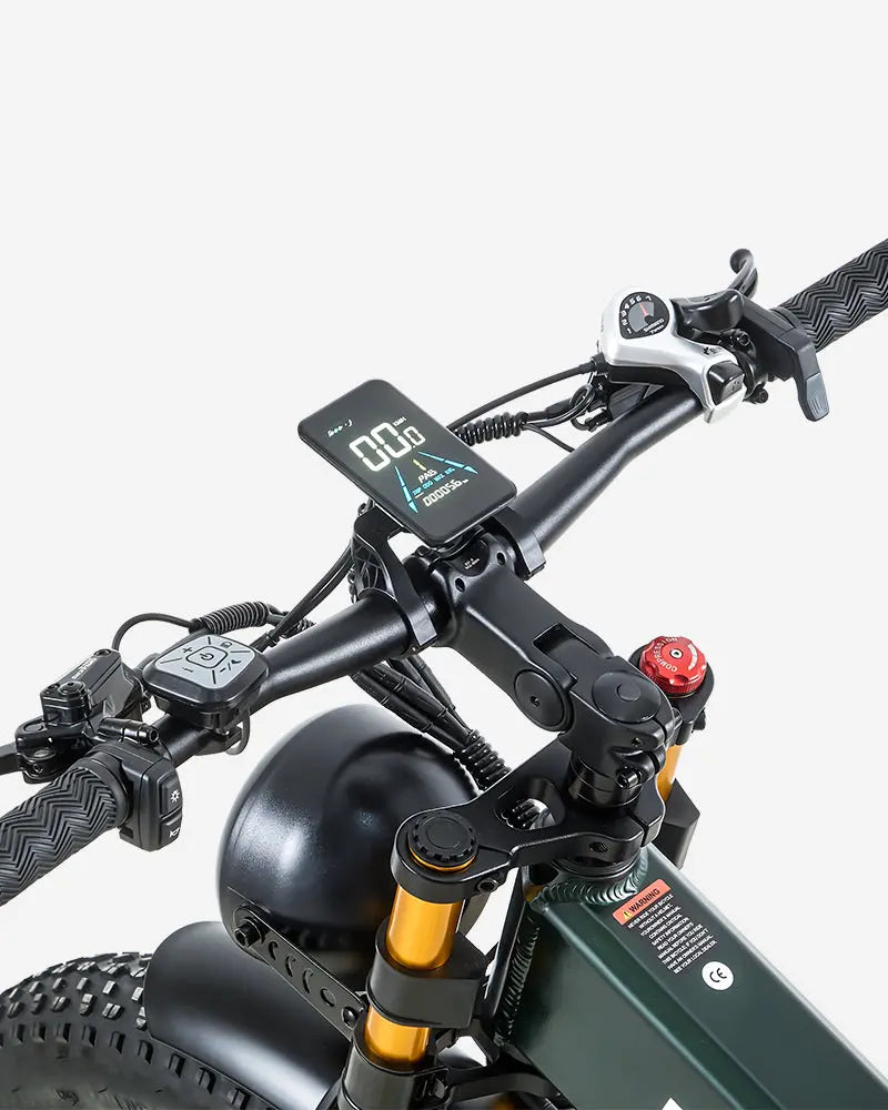 BURCHDA R5 PRO Folding Fat Tire Electric Bike for Adults 