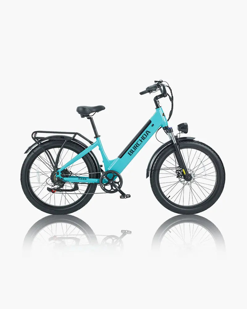 BURCHDA AZ26 Step-thru Electric Bike for Adults Commuting 