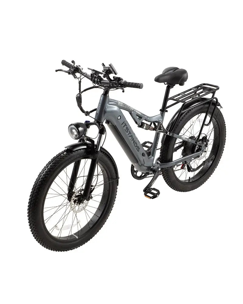 BURCHDA RX26 1000W Full Suspension Mountain Electric Bike 