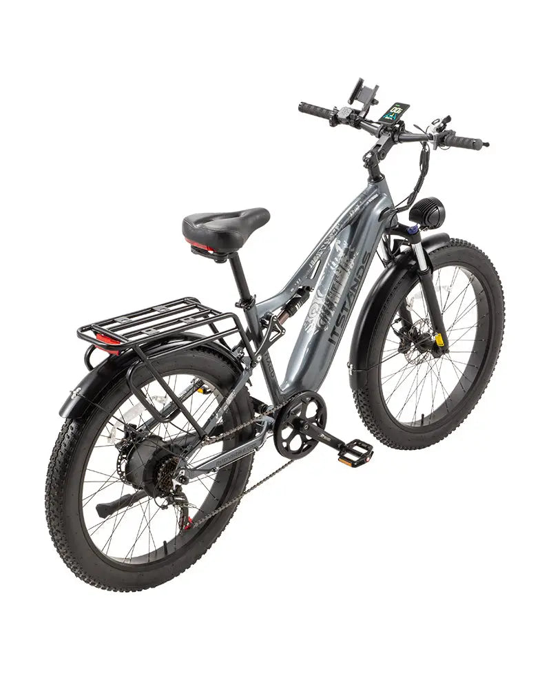 BURCHDA RX26 1000W Full Suspension Mountain Electric Bike 