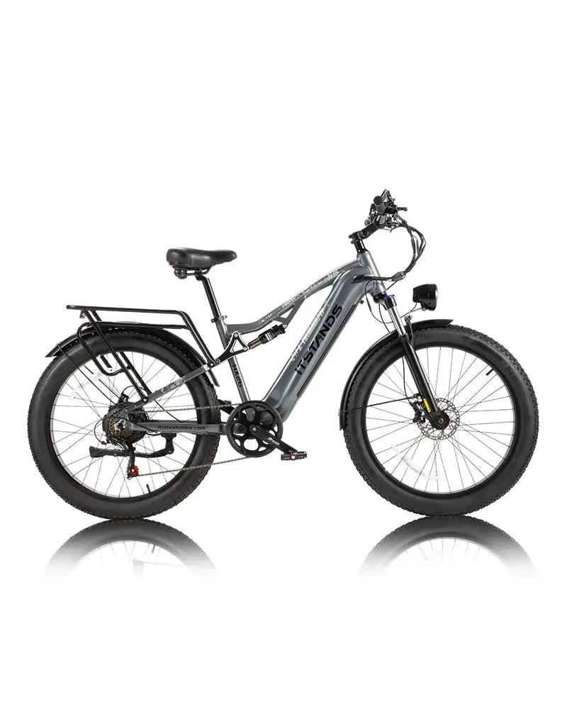 BURCHDA RX26 1000W Full Suspension Mountain Electric Bike 