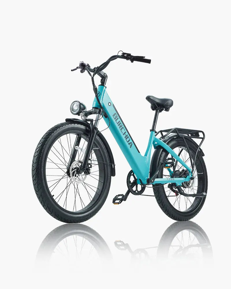 BURCHDA AZ26 Step-thru Electric Bike for Adults Commuting 