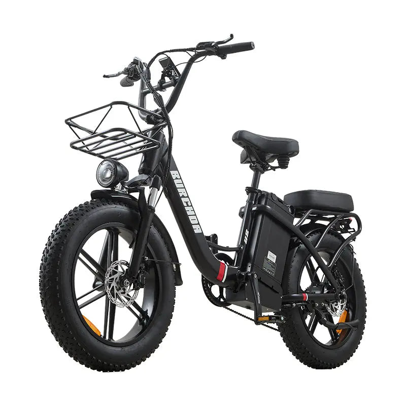 BURCHDA U8 fat tire long range step-thru electric bike 