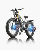 BURCHDA RX80 2000W Fat Tire Dual Motor Electric bike 