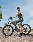 BURCHDA RX26 1000W Full Suspension Mountain Electric Bike 