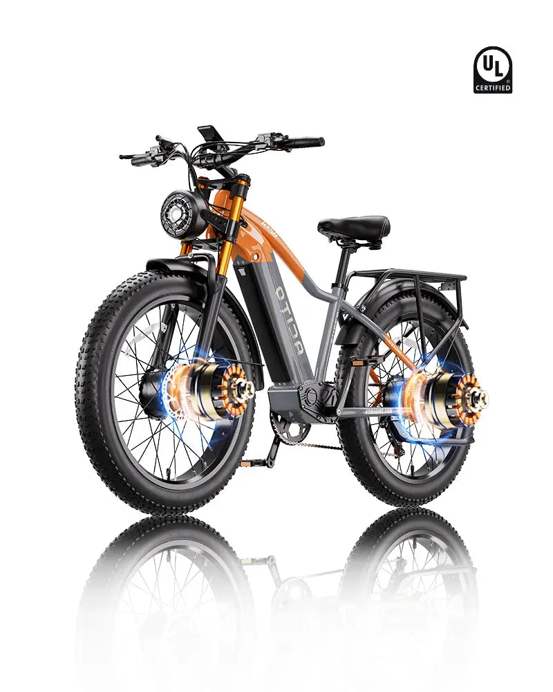 OTIDA RX50 2000W Dual Motor Fat Tire Mountain EBike 