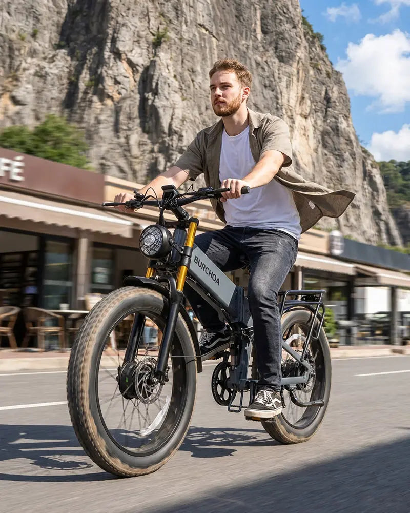 BURCHDA R5 PRO MAX 2000W Folding Dual Motor Electric Bike for Adults 
