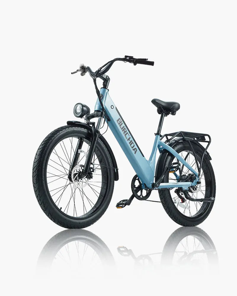 BURCHDA AZ26 Step-thru Electric Bike for Adults Commuting 